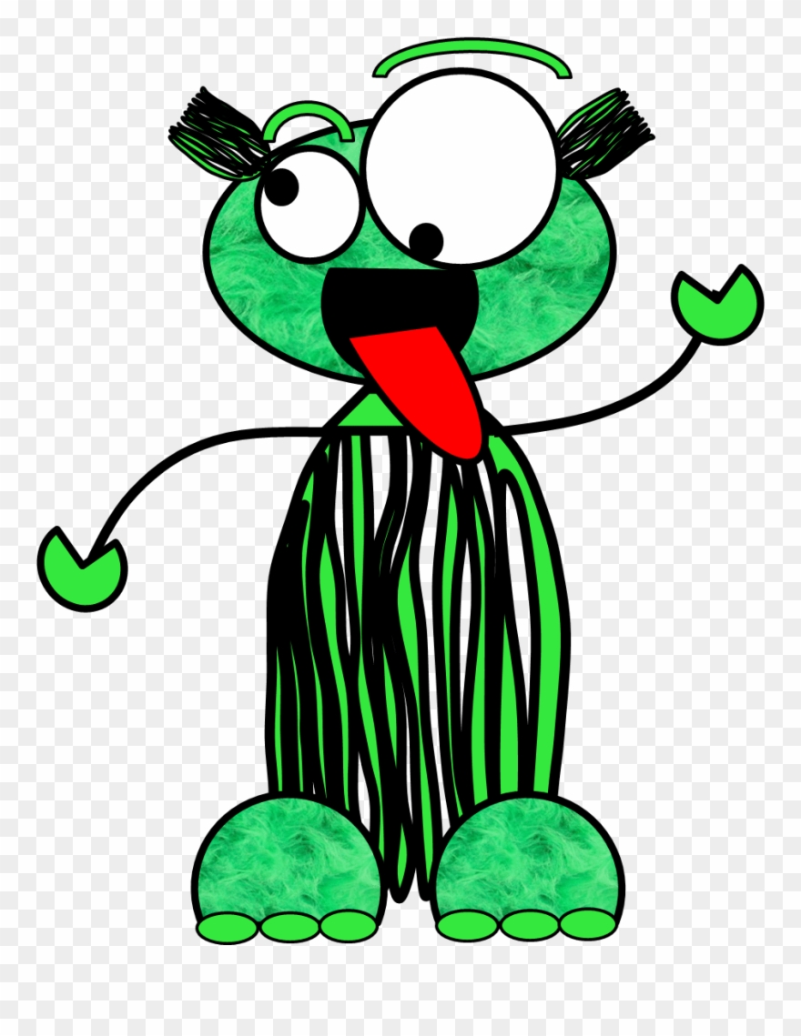 Créakit Monstres En Couleur Clipart