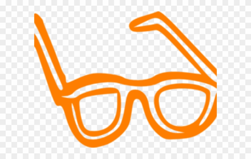 Glasses Clipart Orange - Png Download