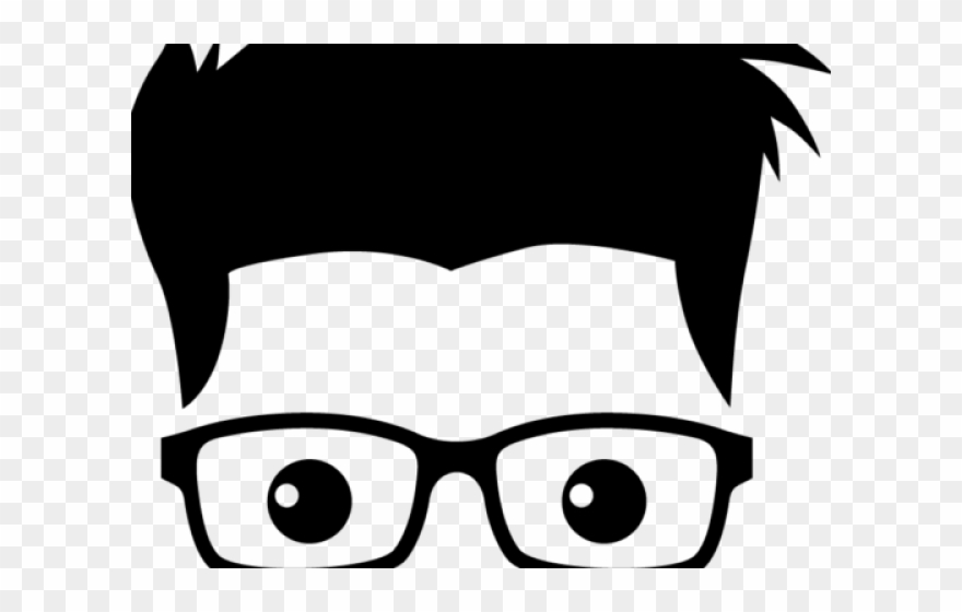 Hair Clipart Geek - Png Download