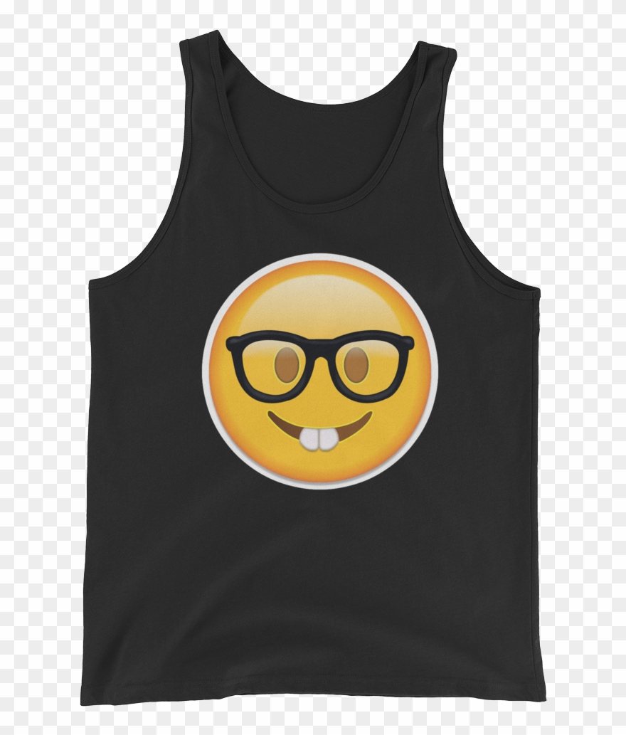 Clip Art Emoji With Glasses - Png Download