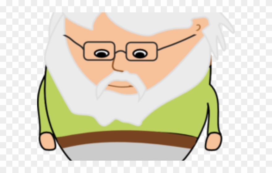 Portrait Clipart Old Man - Png Download
