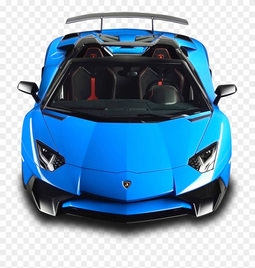 Lamborghini Aventador Clipart Side View - Png Download
