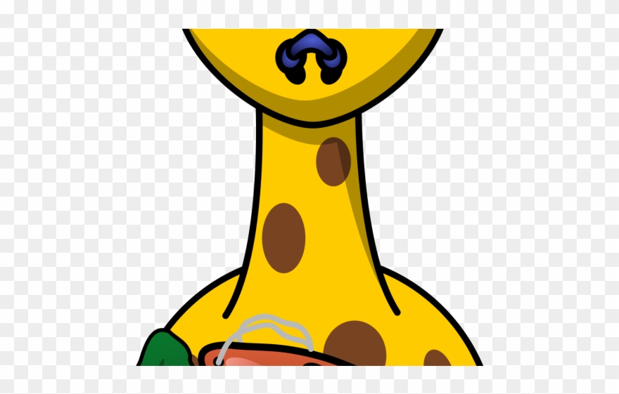 Swimming Clipart Giraffe - Png Download