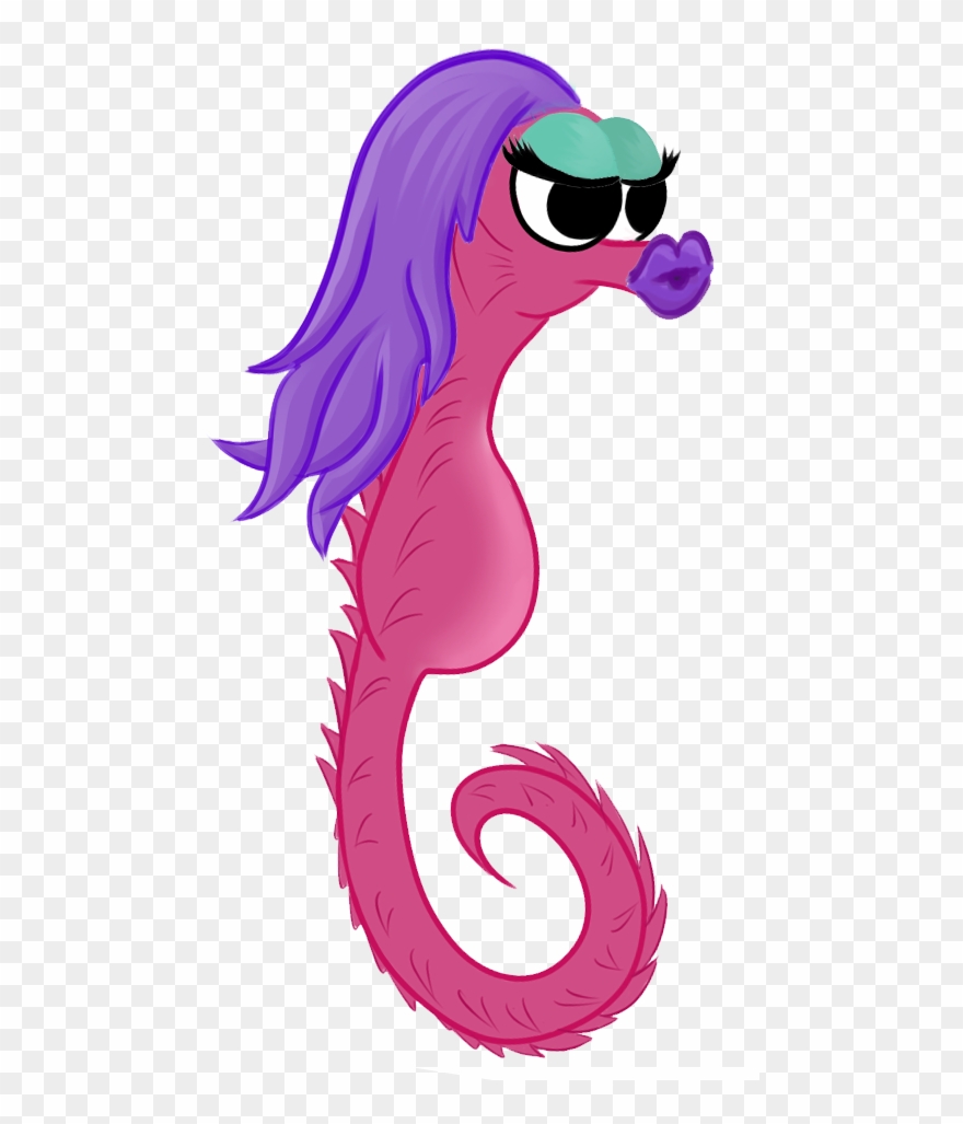 Drawing Seahorse Spiny Clipart