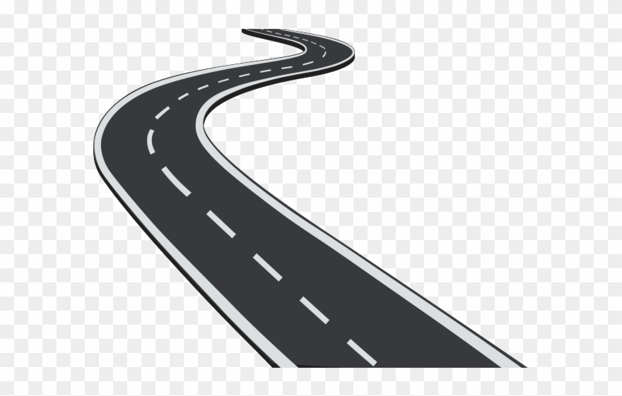 Roadway Clipart Highway - Png Download