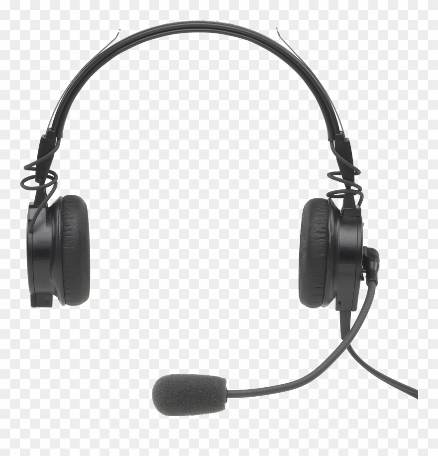 Drawn Headphones Transparent Microphone Clipart