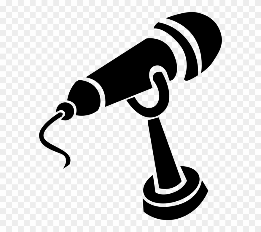 Microphone Image Illustration Of Acoustictoelectric Clipart