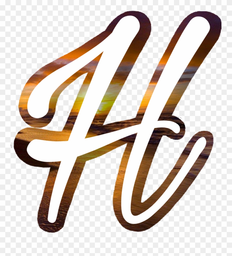 Fteletterdesign Letter Sunshine Seaside H Clipart