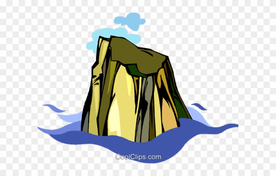 Rock Clipart Ocean - Png Download