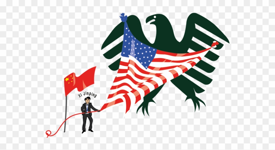 Stormy Trade Winds In Face Of Trump's Protectionism Clipart