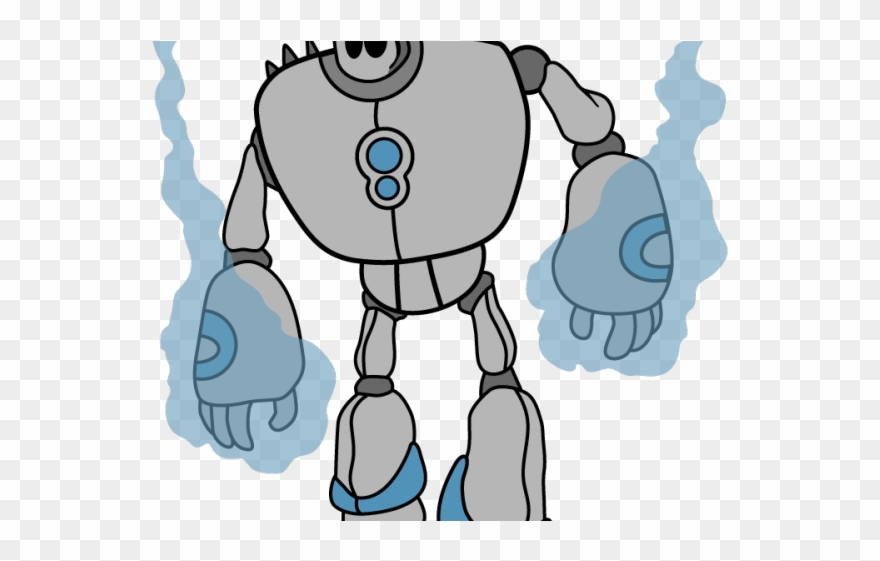 Gray Clipart Robot - Png Download