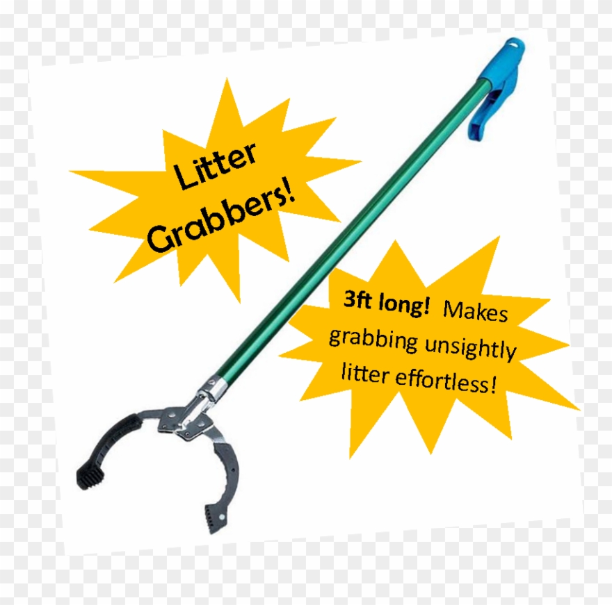Litter Grabbers For Blitz Clean-ups Clipart
