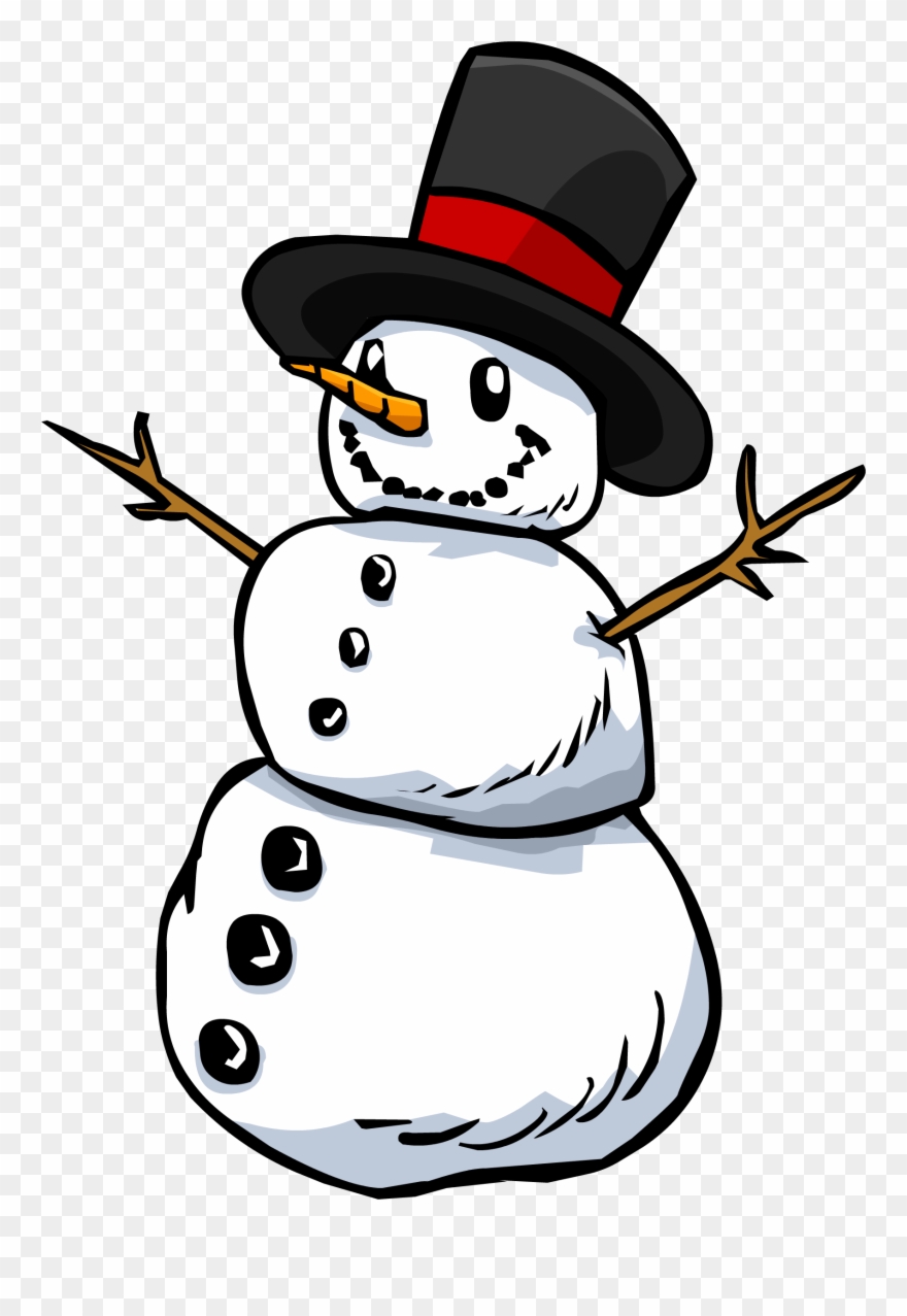 Clipart Beach Snowman - Png Download