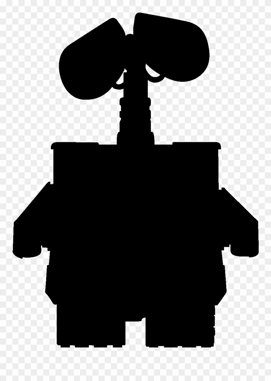 Sticker Ardoise Silhouette Robot Ambiance Sticker Ardoise Clipart