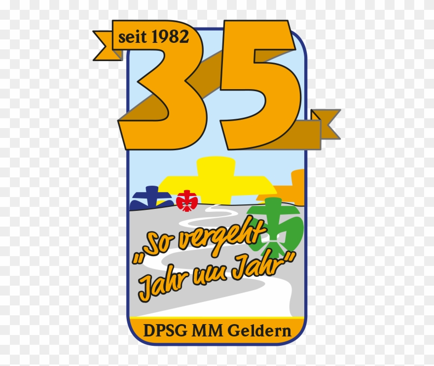 Jubiläum 2017 35 Jahre Dpsg St Clipart