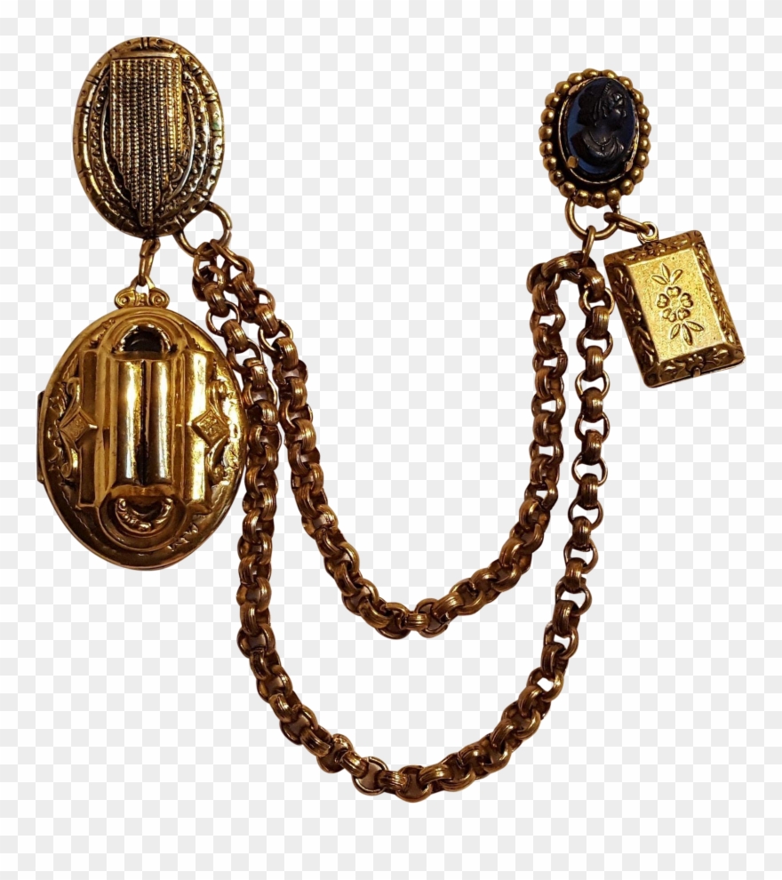 Locket S Chatelaine Style Clipart