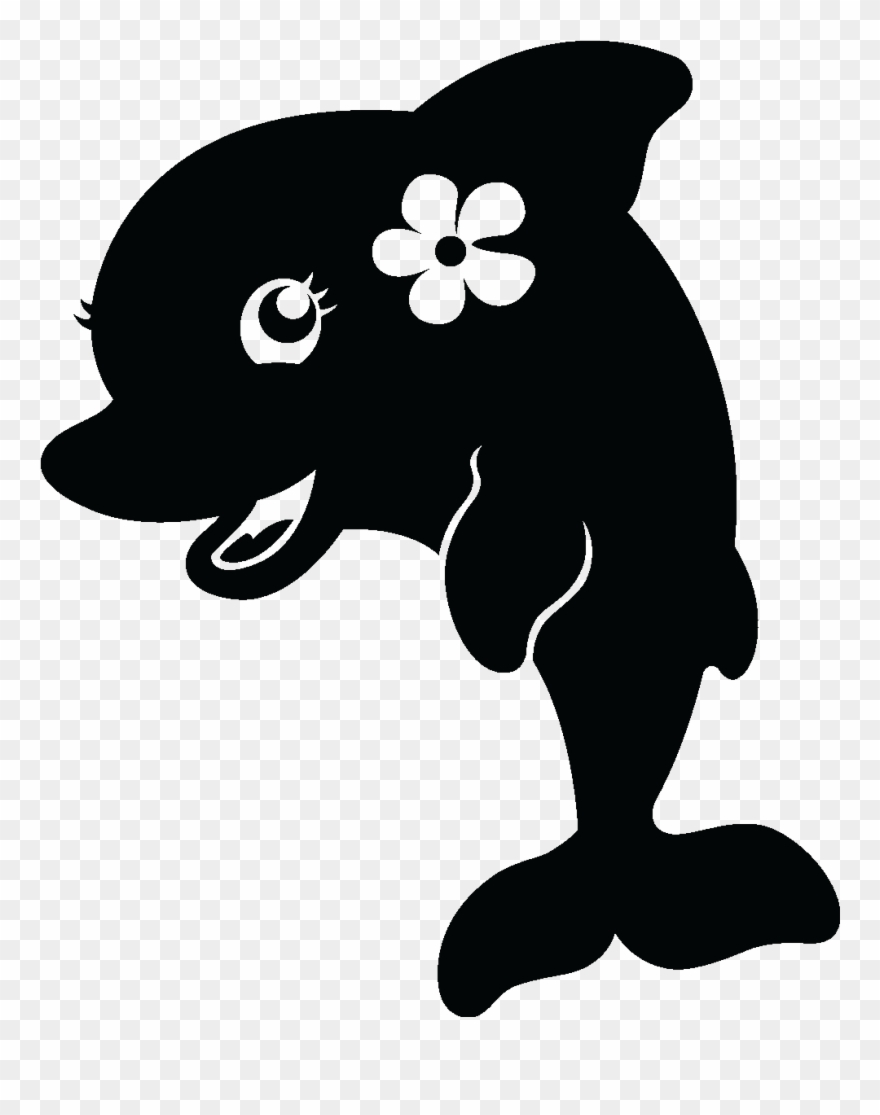 Sticker Dauphin Femelle Ambiance Sticker Sb 0581 Clipart