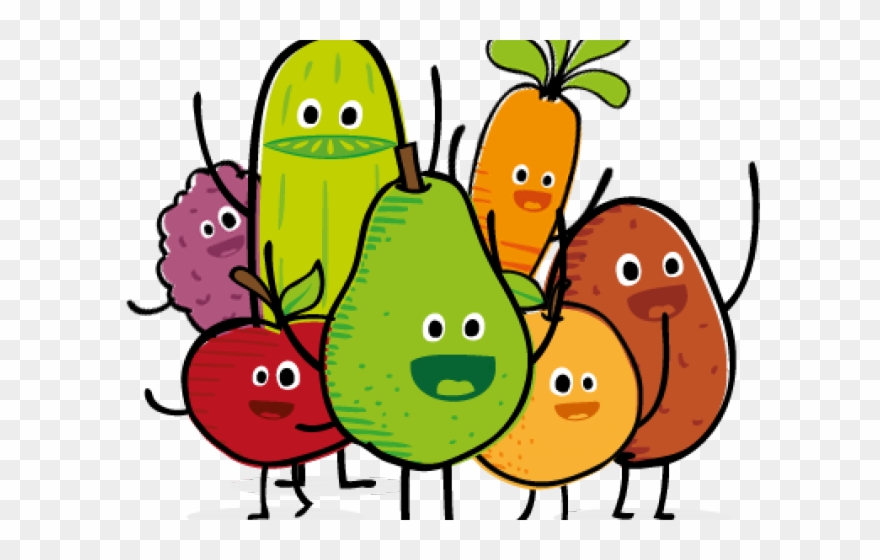 Healthy Food Clipart Cute - Png Download