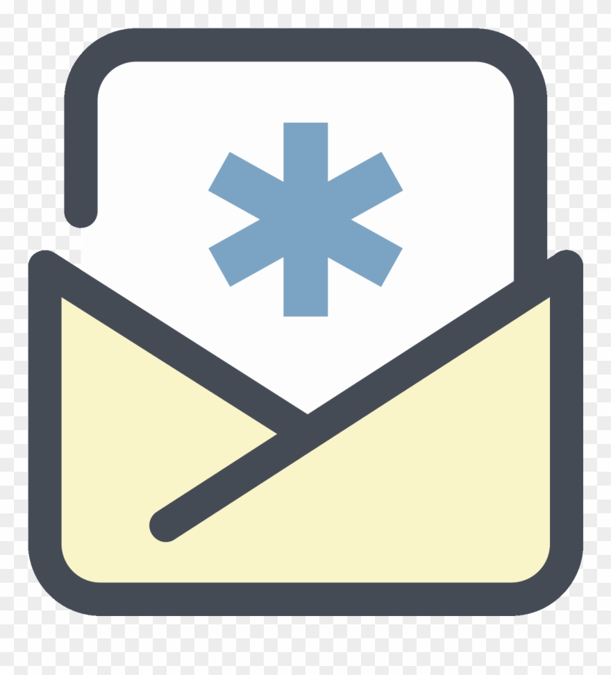 Letter From Hospital Icon Clipart