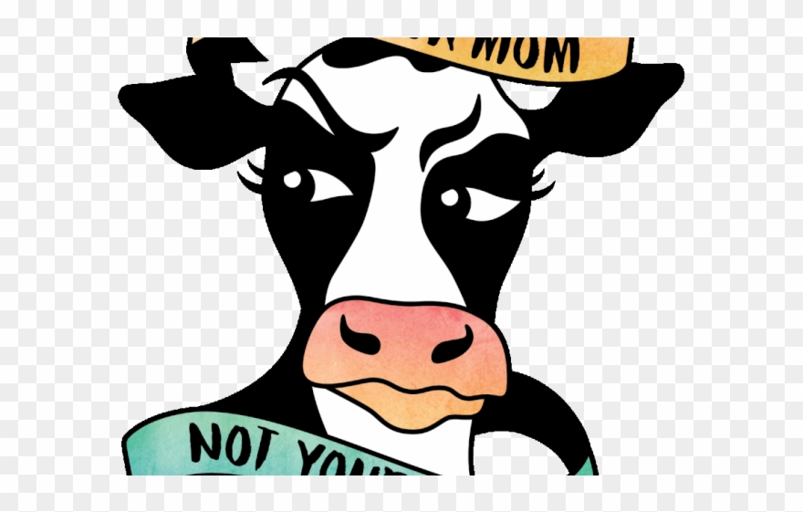 Cow Clipart Mommy - Png Download