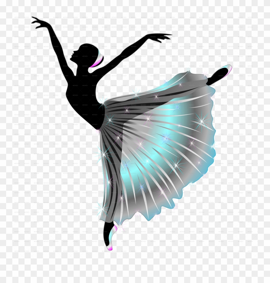Ballerina Transparent Graceful Clipart