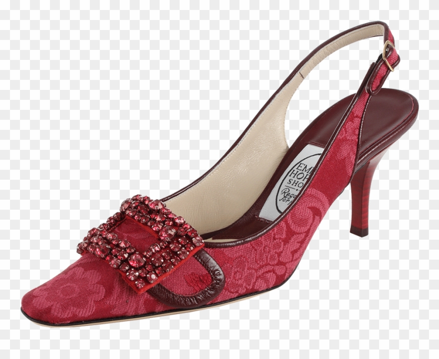 Clip Shoes Jeweled - Png Download