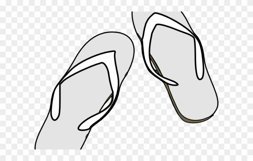 Men Shoes Clipart Slipper - Png Download