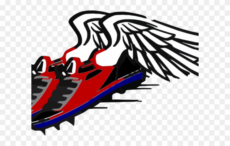 Nike Clipart Free Running Shoe - Png Download