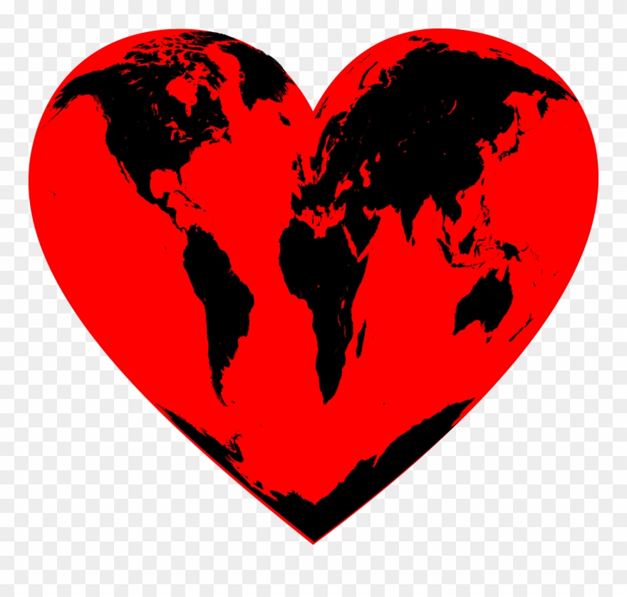 World Map Globe Clipart