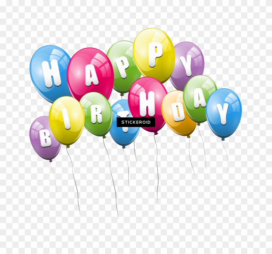 Happy Birthday Balloons Clipart