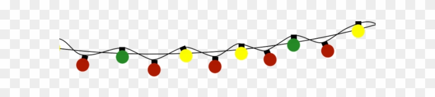 Christmas Lights Clipart Chalkboard - Png Download