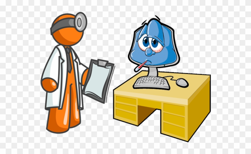 The Doctor Clipart Computer - Png Download