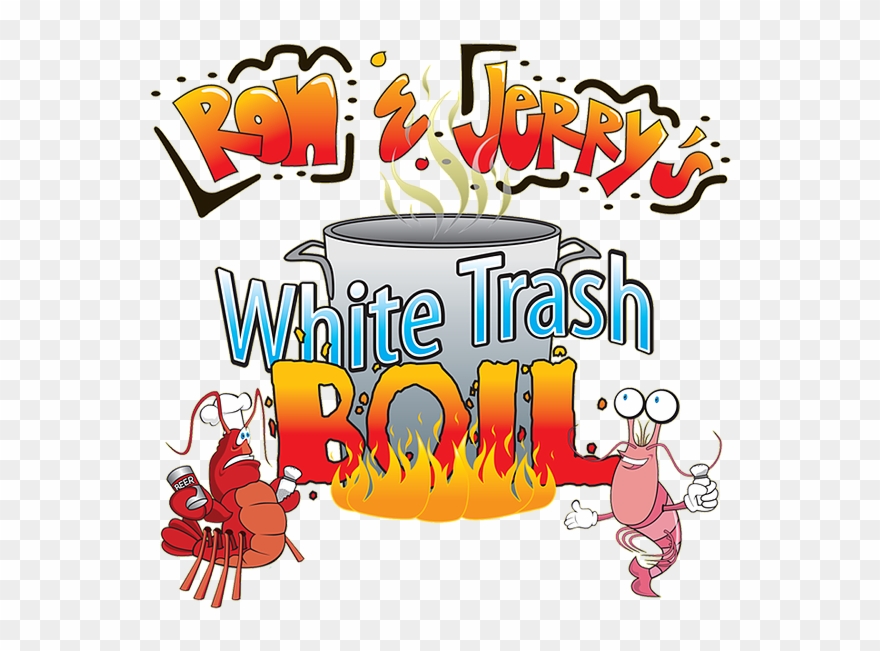 Ron And Jerry's White Trash Boil All Started With Two Clipart