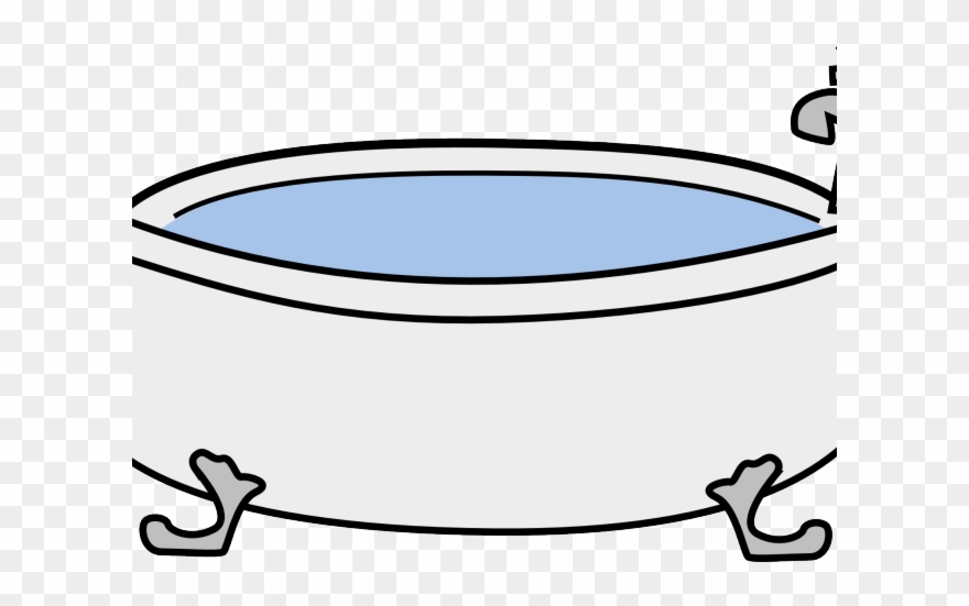 Bathtub Clipart Cold Bath - Png Download