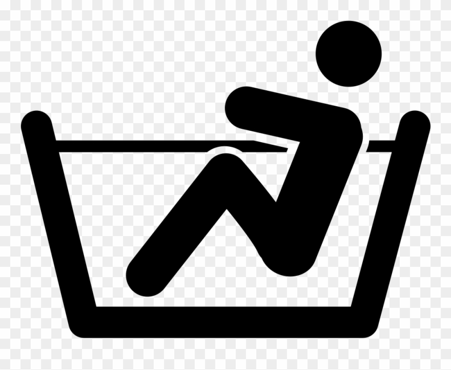 Man Having A Bath Comments Clipart