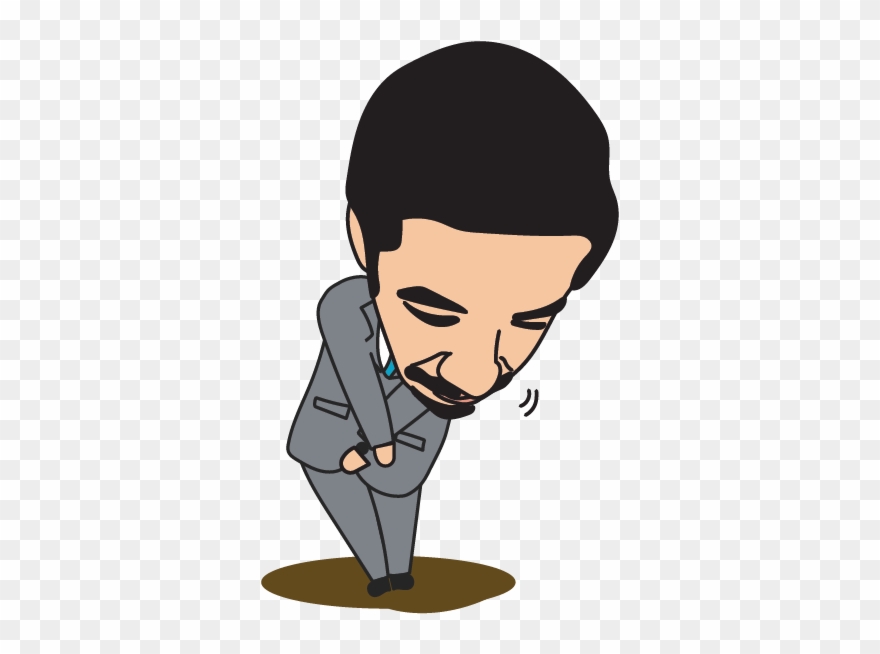 Businessman-bowing Clipart