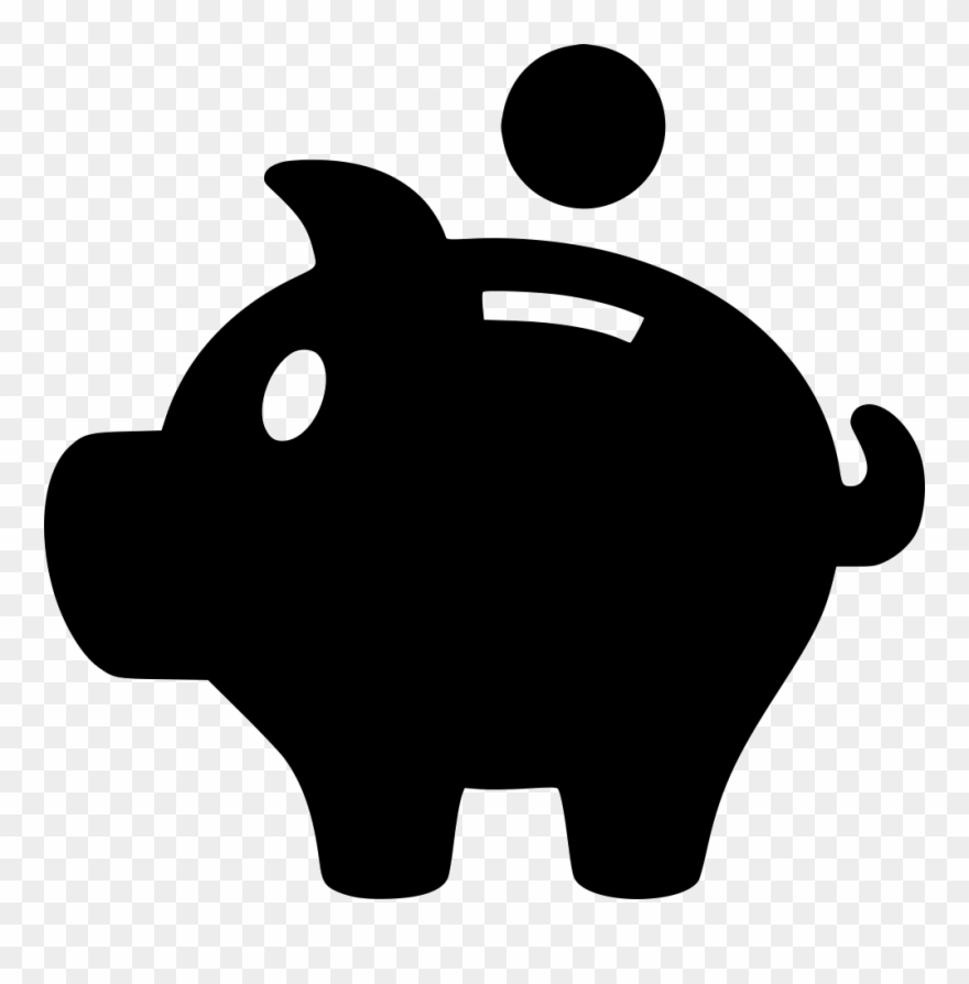 Piggy Bank Side Comments Clipart