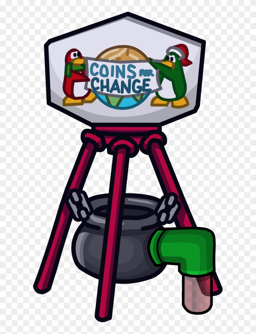 Coins For Change Station 2012 Clipart