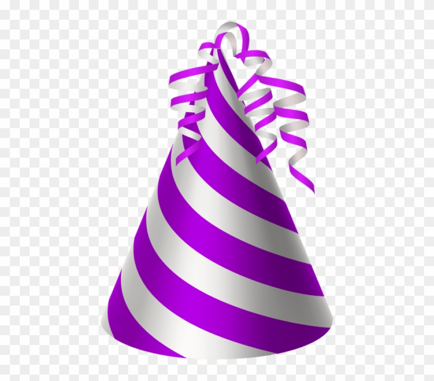 Free Png Party Hat Purple Png Images Transparent Clipart
