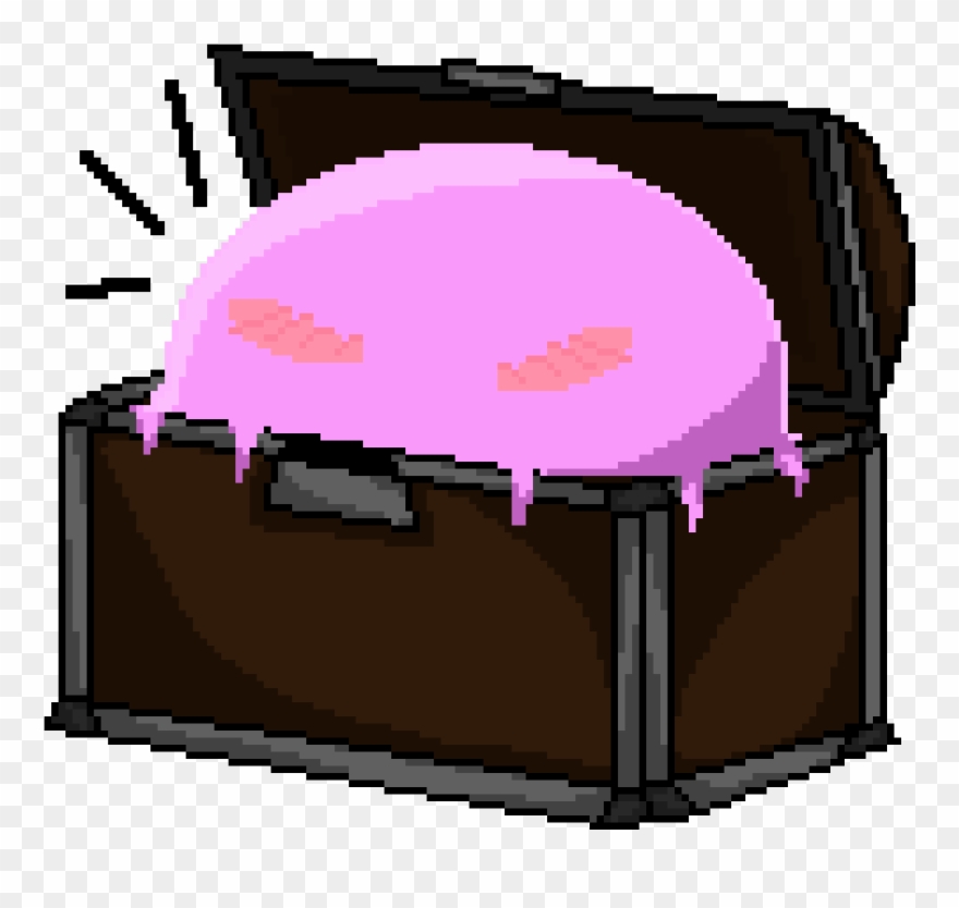 Pixel Art Pink Slime Clipart