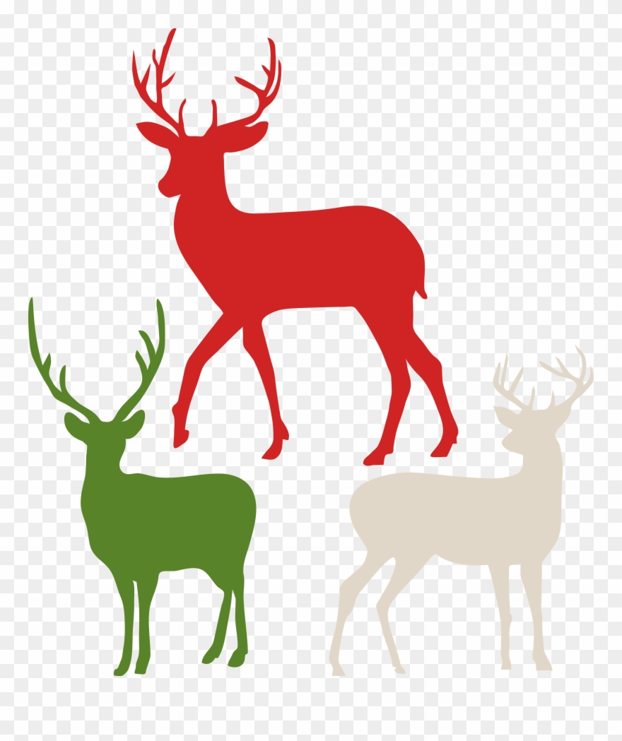 Reindeer Silhouette, Motifs, Cricut Ideas, Silhouettes, Clipart