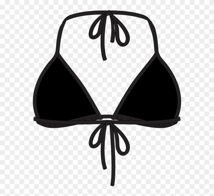 Bikini Clipart Black And White - Png Download