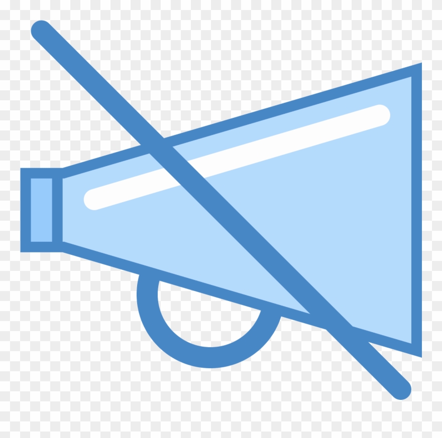 This Is A Picture Of A Handheld Bullhorn Loudspeaker Clipart