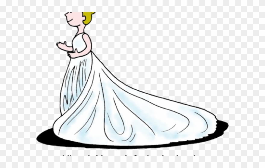 Wedding Dress Clipart Artwork - Png Download