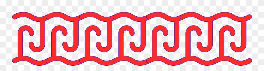 Clipart Double Hook Meander Microsoft Office Art Microsoft - Png Download