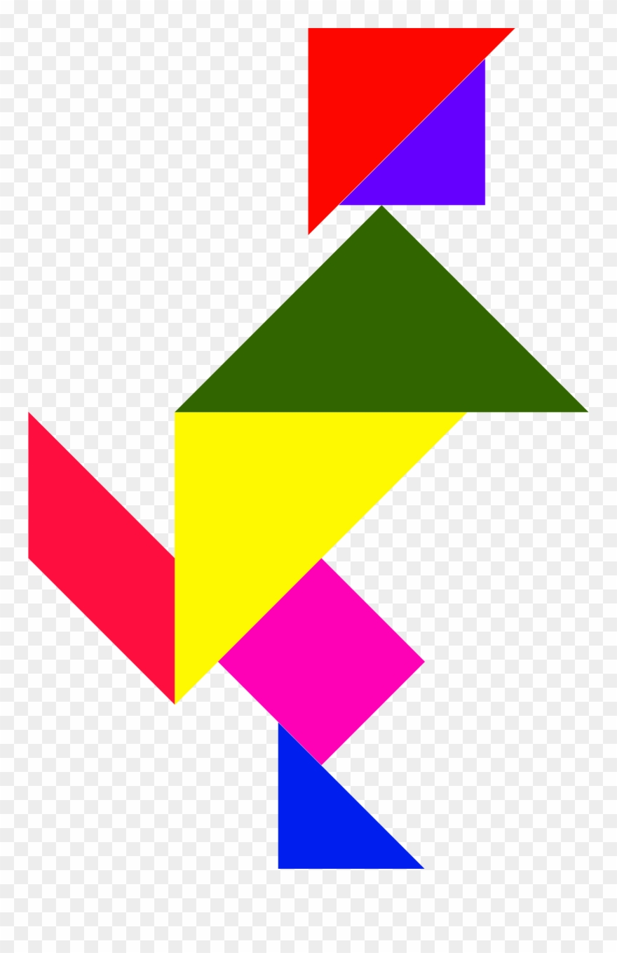 Clipart Tangram Microsoft Gallery Clip Art Microsoft - Png Download