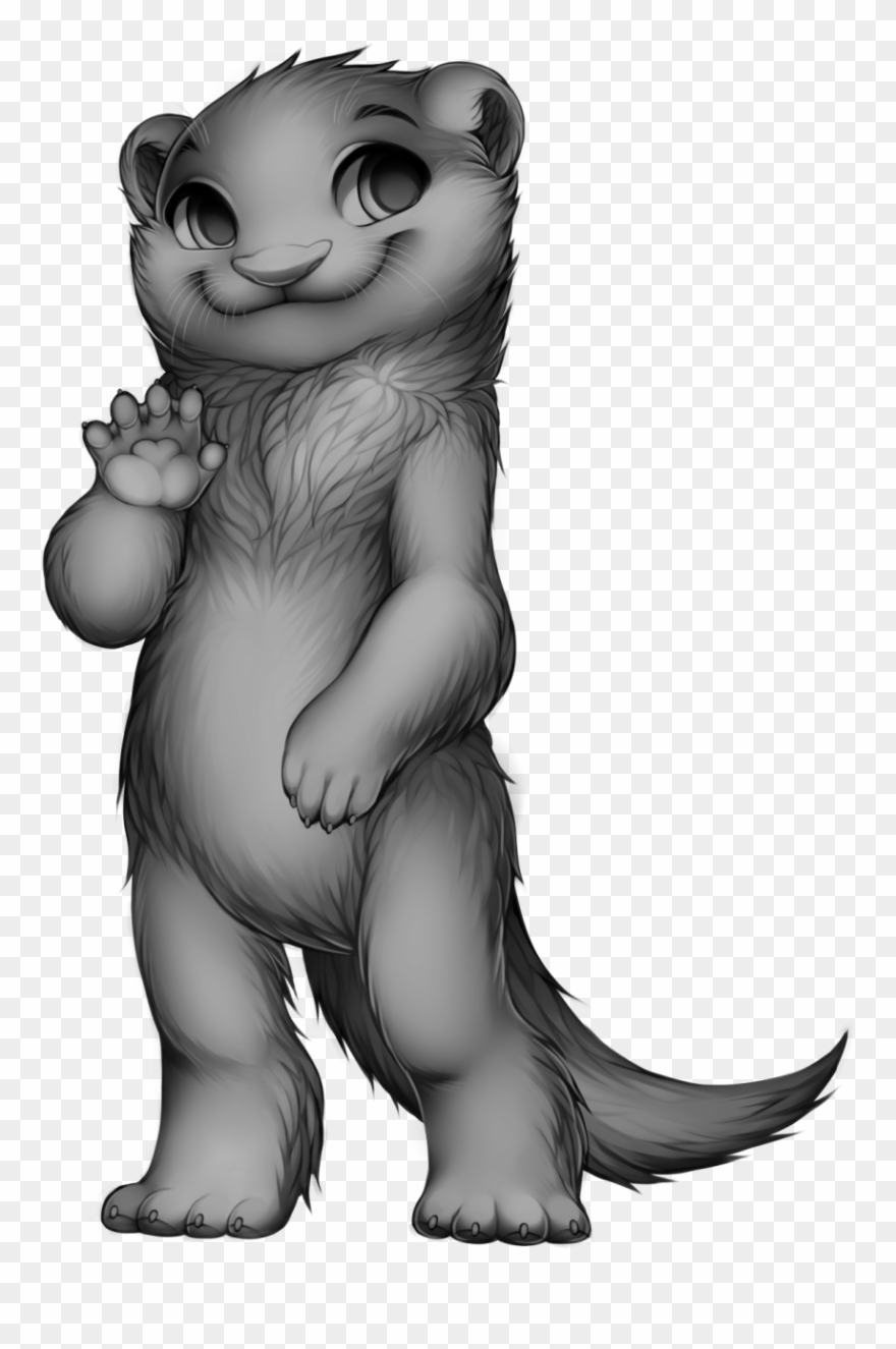 Furvilla Otter Base Clipart