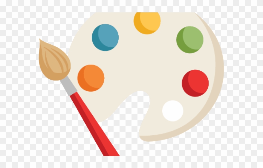 Palette Clipart Art Design - Png Download