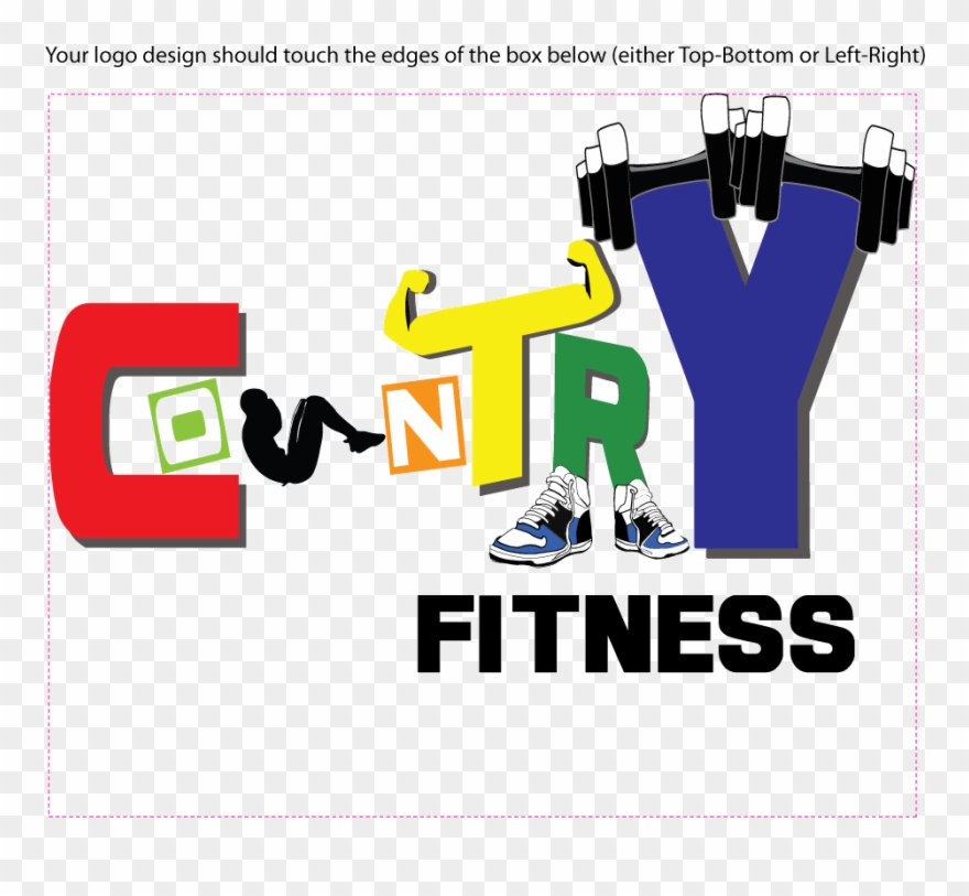 Logo Design By Jow For Country Fitness Clipart