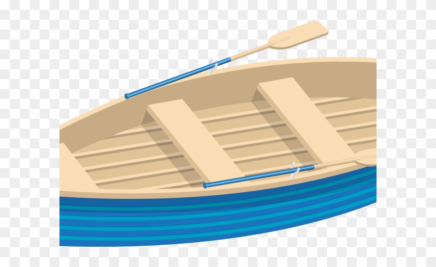Canoe Clipart Skiff - Png Download